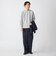 【WEB限定】ダブル ニット ビズ ネック ロングスリーブ Tシャツ