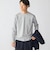 【WEB限定】ダブル ニット ビズ ネック ロングスリーブ Tシャツ