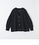 《予約》〈手洗い可能〉カットジョーゼット Vネック ワイド カーディガン