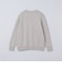 〈洗濯機可能〉ソリッド コットン カシミヤ クルーネック 26AW