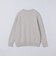 〈洗濯機可能〉ソリッド コットン カシミヤ クルーネック 26AW