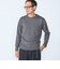 〈洗濯機可能〉ソリッド コットン カシミヤ クルーネック 26AW