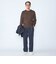 〈洗濯機可能〉ソリッド コットン カシミヤ クルーネック 26AW