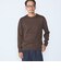 〈洗濯機可能〉ソリッド コットン カシミヤ クルーネック 26AW