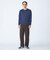 〈洗濯機可能〉ソリッド コットン カシミヤ クルーネック 26AW