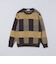 〈洗濯機可能〉チェック コットンカシミヤ クルーネック 26AW