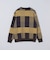 〈洗濯機可能〉チェック コットンカシミヤ クルーネック 26AW