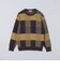〈洗濯機可能〉チェック コットンカシミヤ クルーネック 26AW