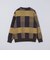 〈洗濯機可能〉チェック コットンカシミヤ クルーネック 26AW