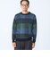 〈洗濯機可能〉チェック コットンカシミヤ クルーネック 26AW