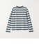 LACOSTE:〈洗濯機可能〉マルチ ボーダーロングスリーブ TEE