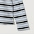 LACOSTE:〈洗濯機可能〉マルチ ボーダーロングスリーブ TEE