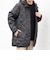 【SHIPS any別注】TAION:〈手洗い可能〉ダイヤキルト ダウン フード ハーフコート 26AW◆