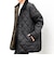【SHIPS any別注】TAION:〈手洗い可能〉ダイヤキルト ダウン フード ハーフコート 26AW◆
