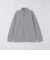 【WEB限定】〈吸水速乾・手洗い可能〉シャンブレー レギュラー ロングスリーブ ポロシャツ