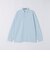 【WEB限定】〈吸水速乾・手洗い可能〉シャンブレー レギュラー ロングスリーブ ポロシャツ