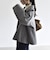 《予約》リバー ステンカラー Aライン ショート ポンチョ コート