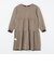〈手洗い可能〉レース カラー ポリエステルベロア ティアード ワンピース <KIDS>◆