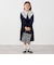 〈手洗い可能〉レース カラー ポリエステルベロア ティアード ワンピース <KIDS>◇