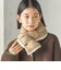 《予約》【SHIPS別注】TAION:〈手洗い可能〉SHIRRING MUFFLER