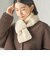 《予約》【SHIPS別注】TAION:〈手洗い可能〉SHIRRING MUFFLER