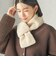 《予約》【SHIPS別注】TAION:〈手洗い可能〉SHIRRING MUFFLER