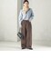 《予約》【SHIPS別注】TAION:〈手洗い可能〉SHIRRING MUFFLER