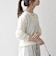 〈手洗い可能〉ループ ジャカード リブ ニット プルオーバー
