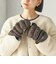 【SHIPS別注】TAION:〈手洗い可能〉SHIRRING MITTEN