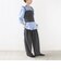 《予約》〈手洗い可能〉ソフト 裏起毛 ドロスト タック パンツ