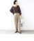 《予約》〈手洗い可能〉ソフト 裏起毛 ドロスト タック パンツ