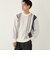【一部WEB限定】〈手洗い可能〉モチフワ 総柄 ニット◇