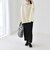 〈洗濯機可能〉ボートネック ワイド ニット プルオーバー 26AW
