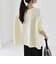 〈洗濯機可能〉ボートネック ワイド ニット プルオーバー 26AW