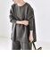 〈洗濯機可能〉ボートネック ワイド ニット プルオーバー 26AW