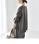 〈洗濯機可能〉ボートネック ワイド ニット プルオーバー 26AW