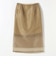 〈手洗い可能〉オーガンジー レイヤード デザイン タイト スカート