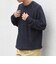 〈手洗い可能〉アンゴラ ミックス シャギー レイヤードネック ニット◆
