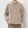 〈手洗い可能〉アンゴラ ミックス シャギー レイヤードネック ニット◆