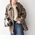 《予約》【WEB限定】〈手洗い可能〉ループ ジャージー ステンカラー コート◆