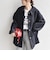 《予約》【WEB限定】〈手洗い可能〉ループ ジャージー ステンカラー コート◆