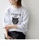 【SHIPS any別注】THE KNiTS:〈洗濯機可能〉ロゴ プリント スウェット 26AW 2