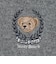《予約》〈洗濯機可能〉Teddybear(R) コラボ ハーフ ジップ ニット◆