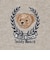 《予約》〈洗濯機可能〉Teddybear(R) コラボ ハーフ ジップ ニット◆
