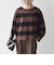〈洗濯機可能〉ワイド ボーダー ボートネック TEE