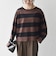 〈洗濯機可能〉ワイド ボーダー ボートネック TEE