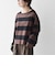 〈洗濯機可能〉ワイド ボーダー ボートネック TEE