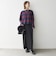 〈洗濯機可能〉ワイド ボーダー ボートネック TEE