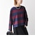 〈洗濯機可能〉ワイド ボーダー ボートネック TEE