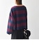 〈洗濯機可能〉ワイド ボーダー ボートネック TEE
